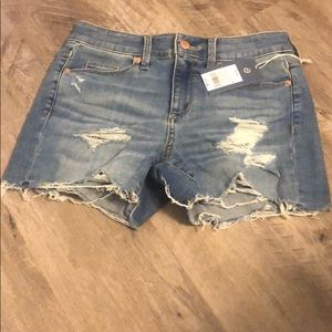 NWT size 0 denim shorts